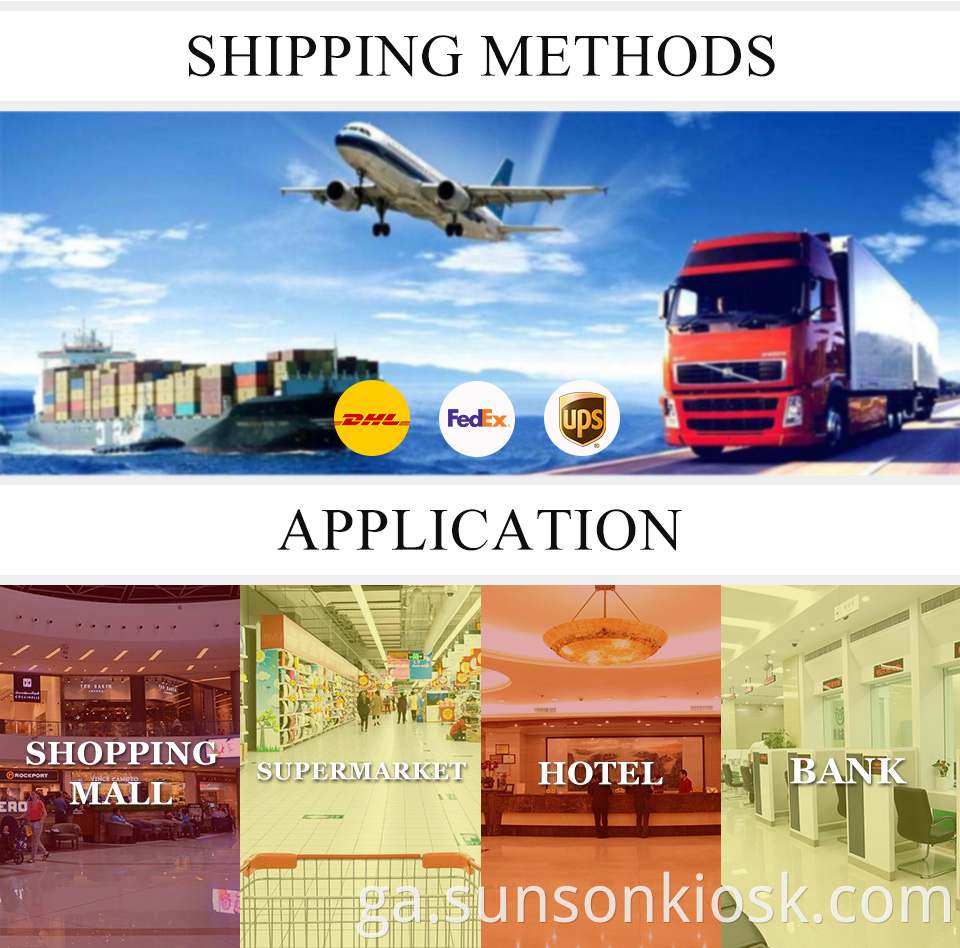 shipping and product application